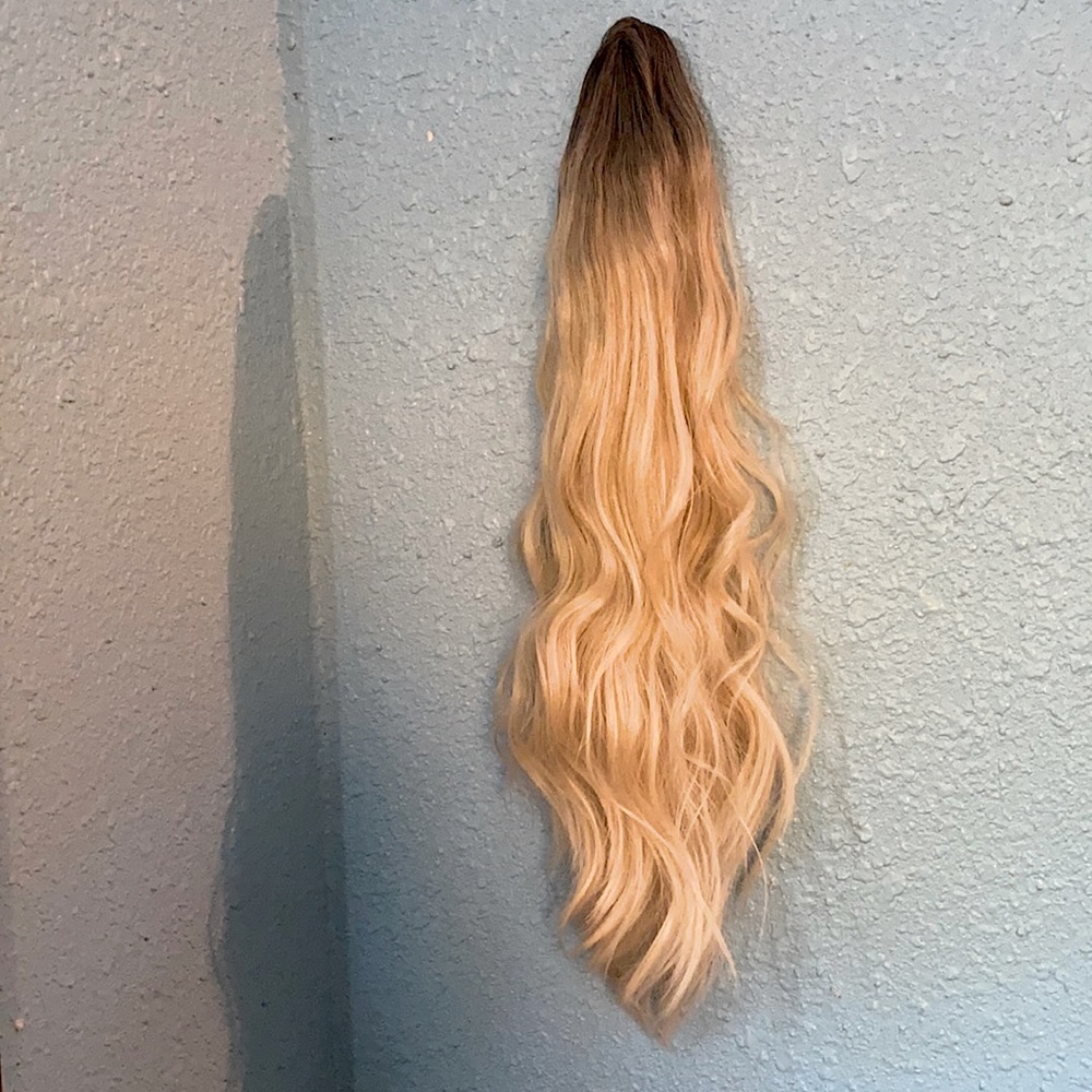 EXTRA LONG Blonde Lace Wig, One Size Fits All.